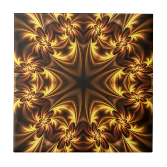 Carreau Avant-Garde ~ Gold Russet Noir 054 ~ (Devant)