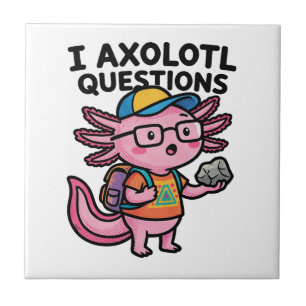 Carreau Axolotl nerd sarcastique je pose des questions sur