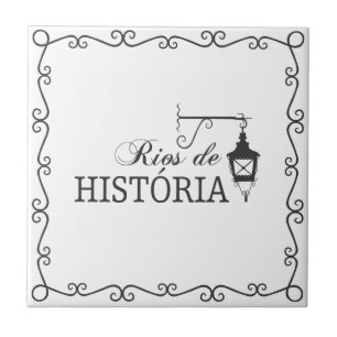 Carreau Azujejo Fleuves d'Histoire