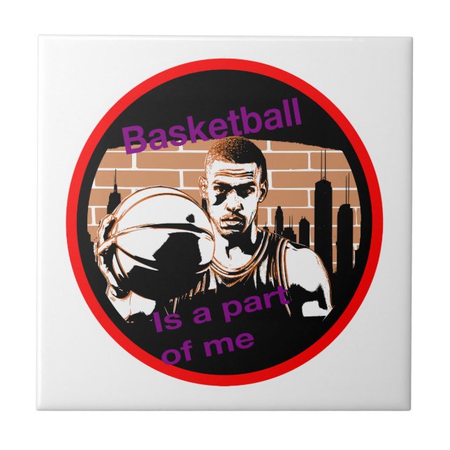 Carreau Azuleijo Basketball is a part of me (Devant)