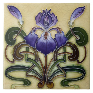Carreau Azulejo Carrelage Art nouveau cheminée décorative