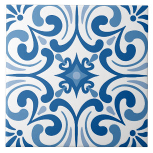 Carreau Azulejo Portugais Méditerranéen Traditionnel