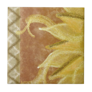 Carreau B1 - peinture murale de Sunface, gauche moyenne -