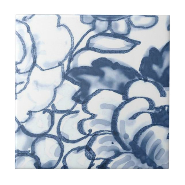 Carreau B4 - Tuile murale de panier de Delft - B4 (Devant)