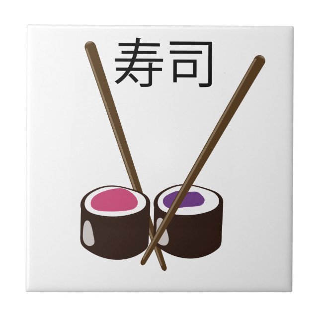 Carreau Baguettes pour Sushi Japonais (Devant)
