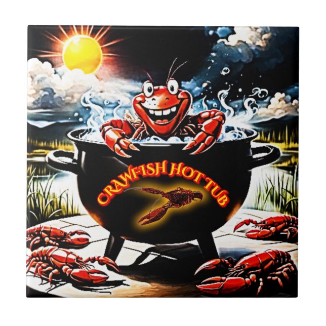 Carreau Bain chaud à langouste (Devant)