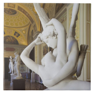 Carreau Baiser de Cupidon et Psyché, par Antonio Canova