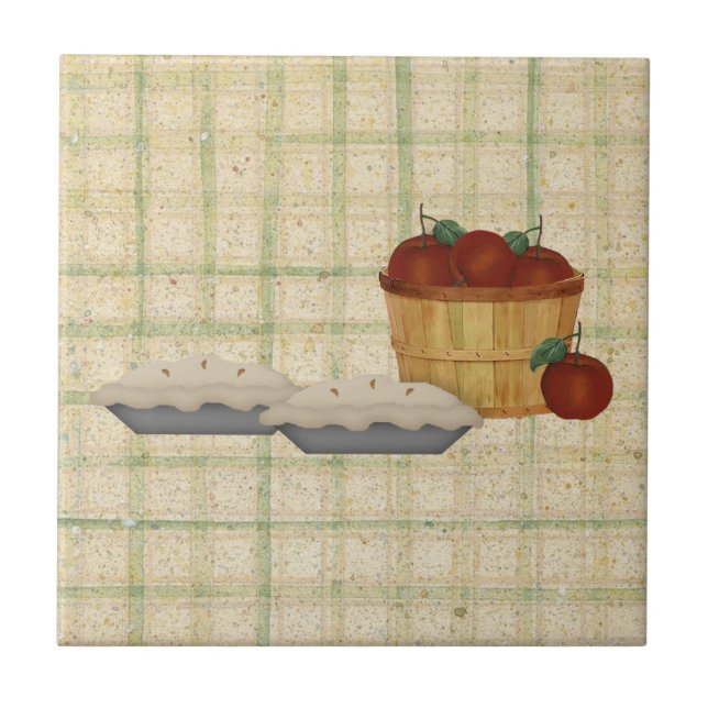 Carreau Baking Apple Pie Tile (Devant)