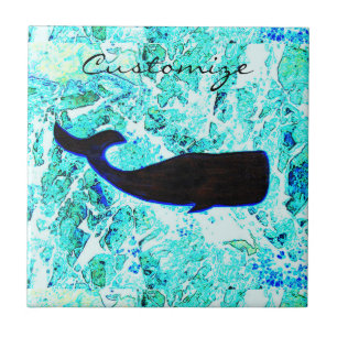 Carreau baleine sous-marine nageant Thunder_Cove