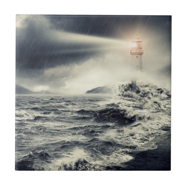 Carreau Balise de phare (Devant)