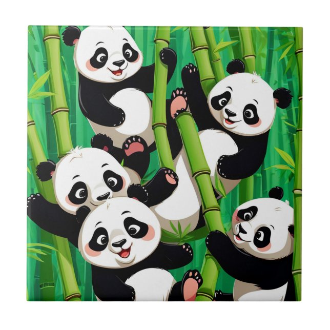 Carreau Bamboo Panda (Devant)