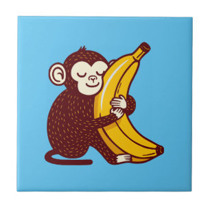 Carreau Banane d'amour de singe