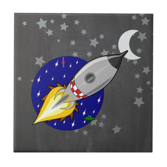 Carreau Bande dessinée Rocket (Devant)