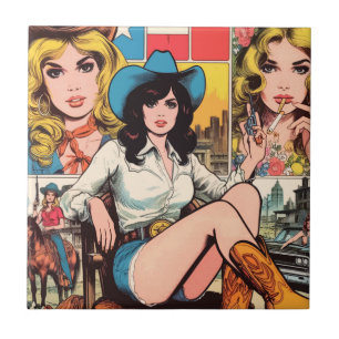 Carreau Bande dessinée vintage