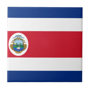 Carreau Bandera De Costa Rica - drapeau du Costa Rica