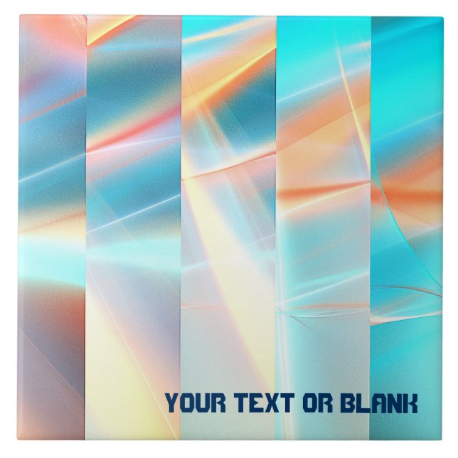 Carreau Bandes du coucher du soleil (Devant)