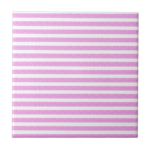 Carreau Bandes géométriques violettes claires