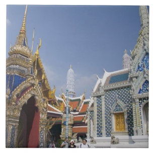 Carreau Bangkok, Thaïlande. Le Grand Palais de Bangkok