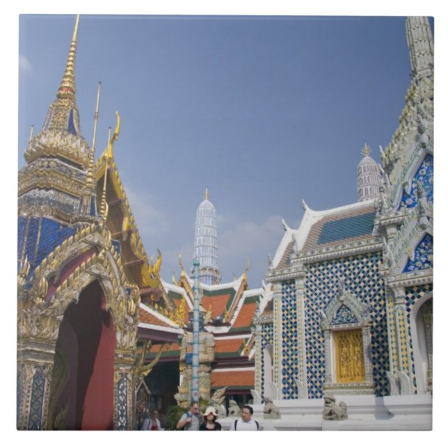 Carreau Bangkok, Thaïlande. Le Grand Palais de Bangkok (Devant)