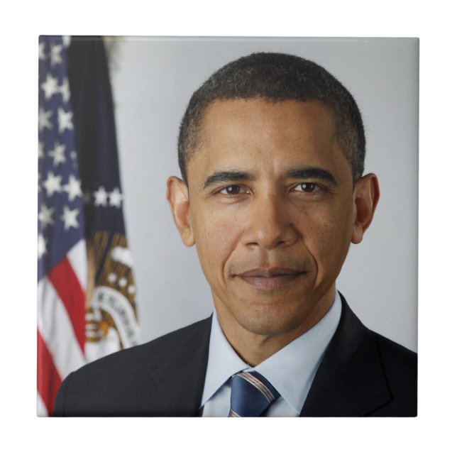 Carreau Barack Obama Président américain Portrait de la Ma (Devant)