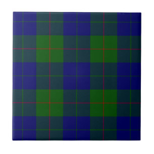 Carreau Barclay clan tartan bleu vert plaid