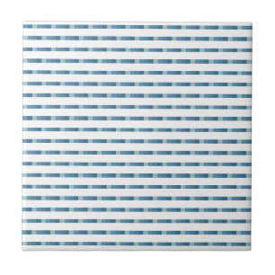 Carreau Barres bleues Carrelage en céramique, petit (4,25 