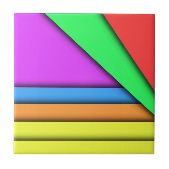 Carreau Barres de couleur (Devant)