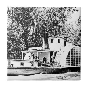 Carreau Bateau à aubes sur la Murray River Victoria