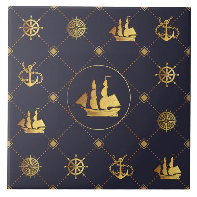 Carreau Bateau Gold (Devant)