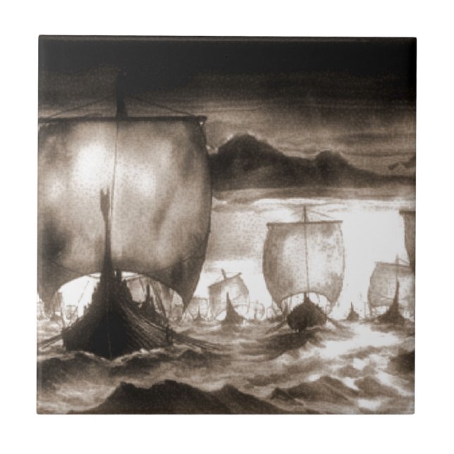 CARREAU BATEAUX DE VIKING (Devant)