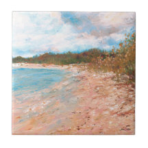 Beach Coastal Michigan Shoreline Art