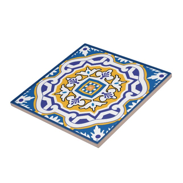 Carreau 💙 Beau bleu Azulejos IV XXL (Côté)