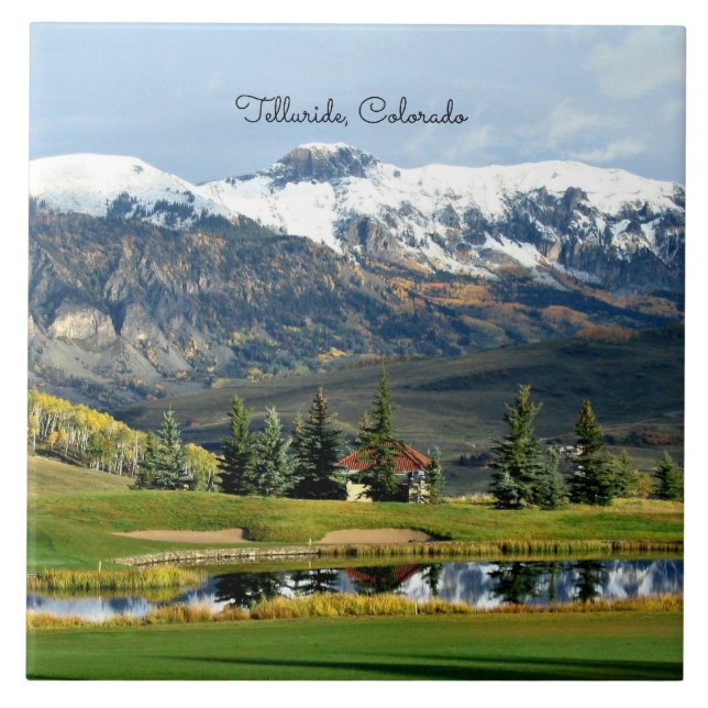 Carreau Beau Telluride, Colorado paysage, (Devant)