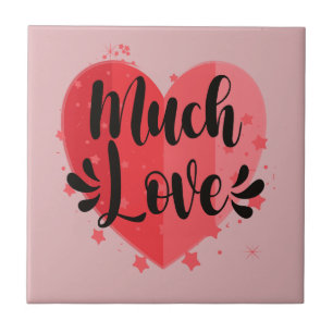 Carreau Beaucoup d'amour, grand coeur