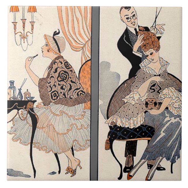 Carreau Beauté Art Déco (Devant)