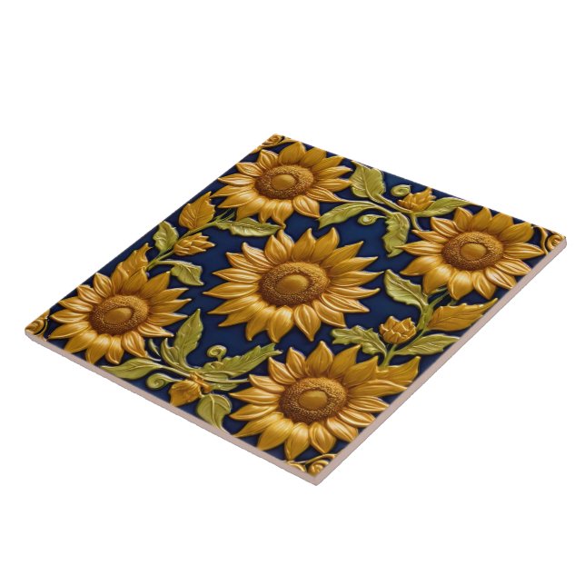 Carreau Beautiful Sunflowers Modern Collection (Côté)