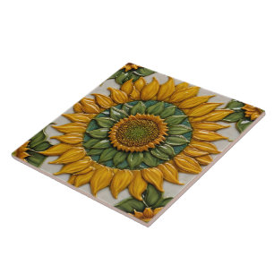 Carreau Beautiful Sunflowers Popular Collection