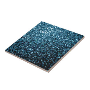 Carreau Bébé bleu clair faux paillettes scintillantes