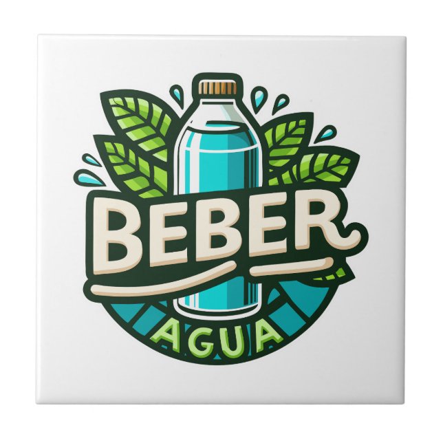 Carreau Beber agua (Devant)