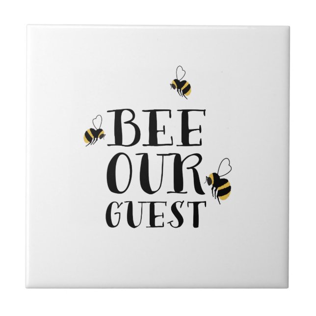 Carreau Bee Our Guest (Devant)