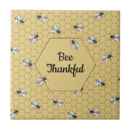 Carreau Bee Thankful Quota Light Amber Honeycomb