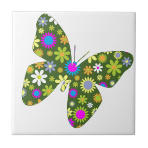 Carreau Belle Aile Papillon Aziza Fleur de Whimsy