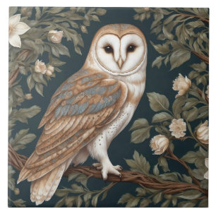 Carreau Belle Barne Owl William Morris Inspiré