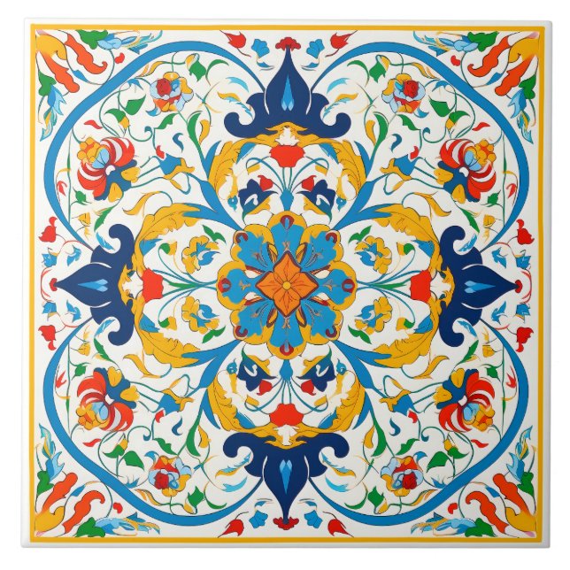 Carreau Belle Carrelage en céramique de style Azulejo port (Devant)