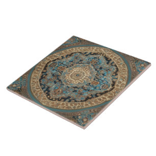 Carreau Belle collection de vieux Motifs turcs populaires