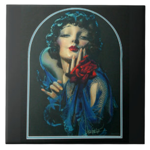 Carreau belle femme des années 1920