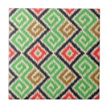 Belle main dran motif tribal Kitchen Green