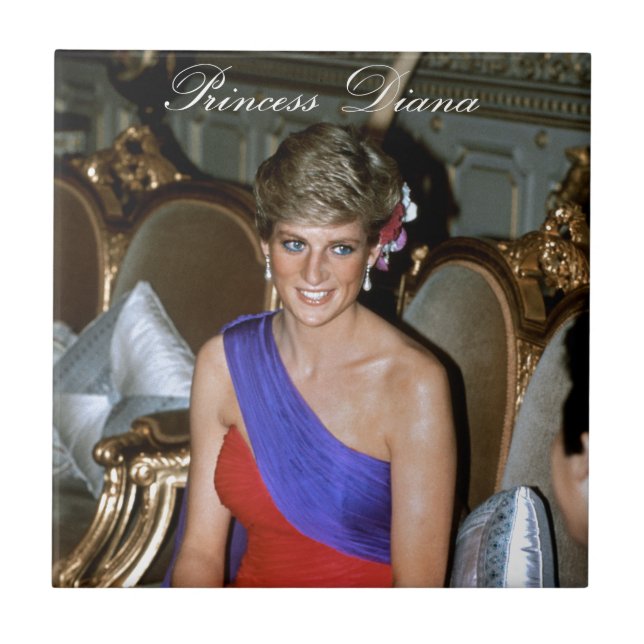 Carreau Belle ! Princesse Diana Thaïlande 1988 (Devant)