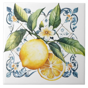 Carreau Belle Rustique Méditerranéenne Toscane Citron