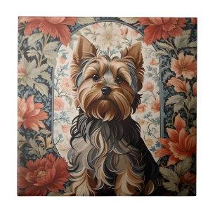 Carreau Belle Yorkie   Yorkshire Terrier Portrait